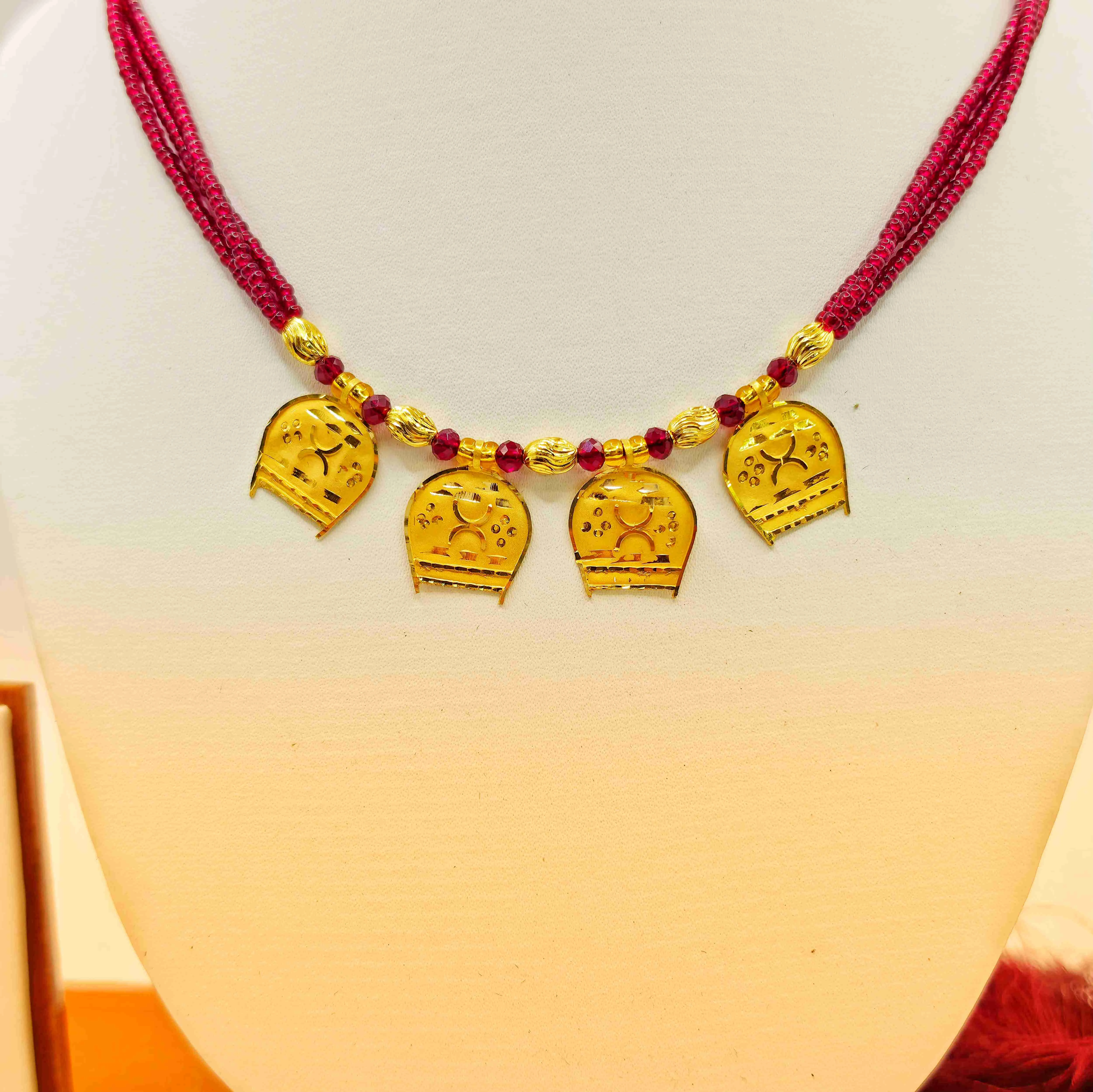 4PC KULO MAROON SHELLY