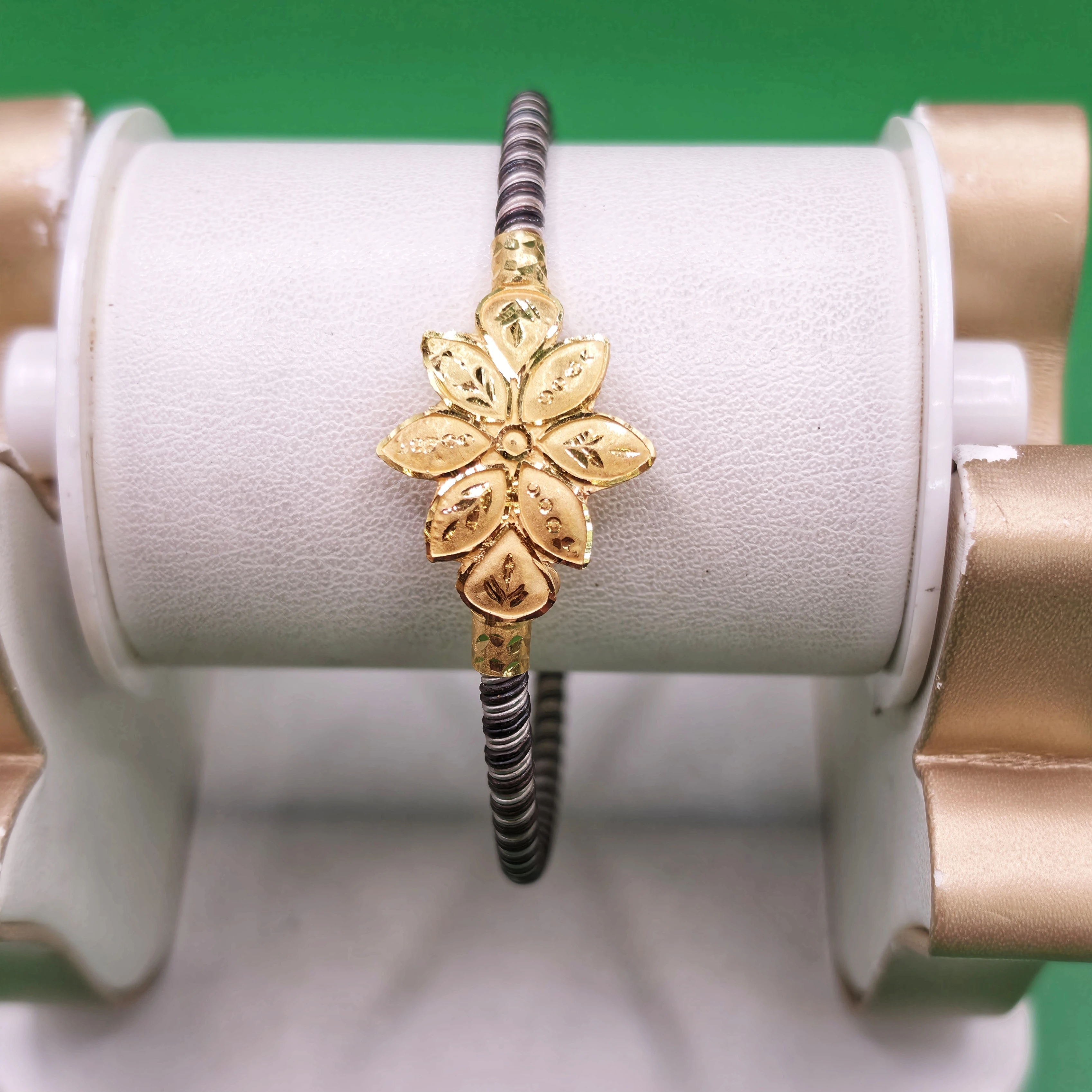 GOLD FLORAL 4 DHATU NOA