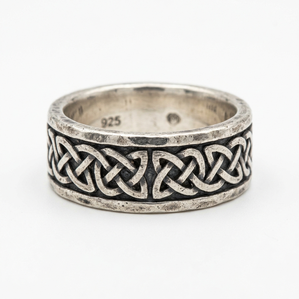 Designer Silver Band Ring