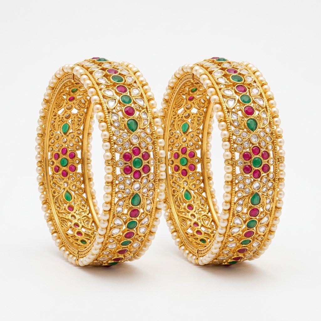 Traditional Kundan Bala Bangles